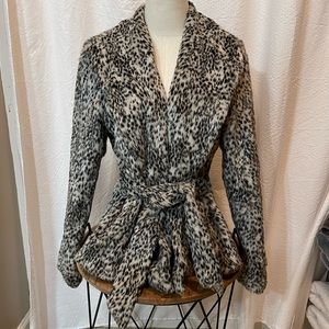 Karen Kane Rabbit Fur Jacket